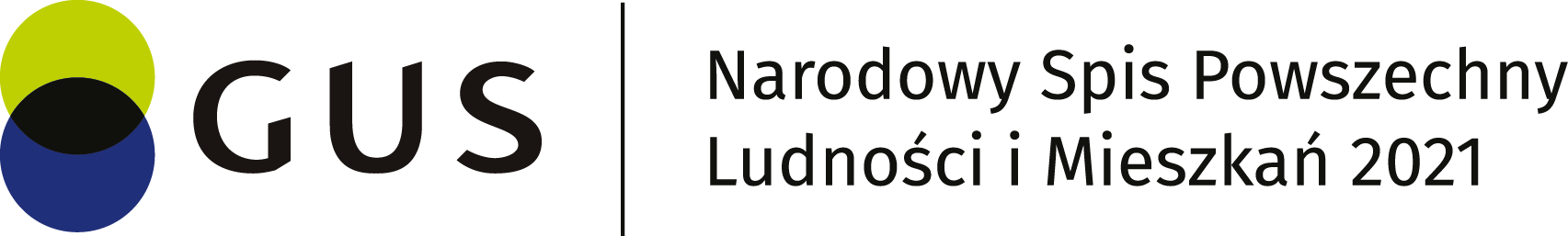 Logo _GUS Narodowy Spis Powszechny Ludności i Mieszkań 2021