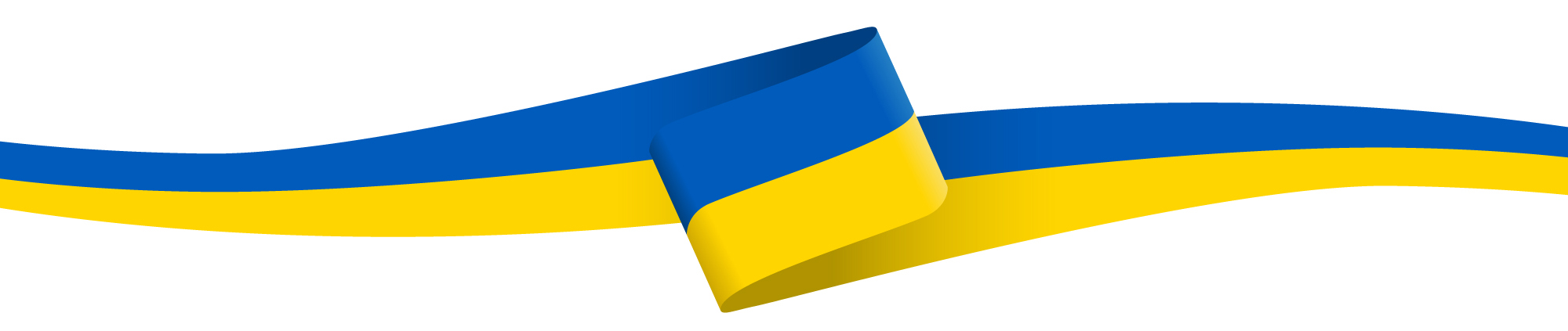 Flaga Ukrainy - wstęga