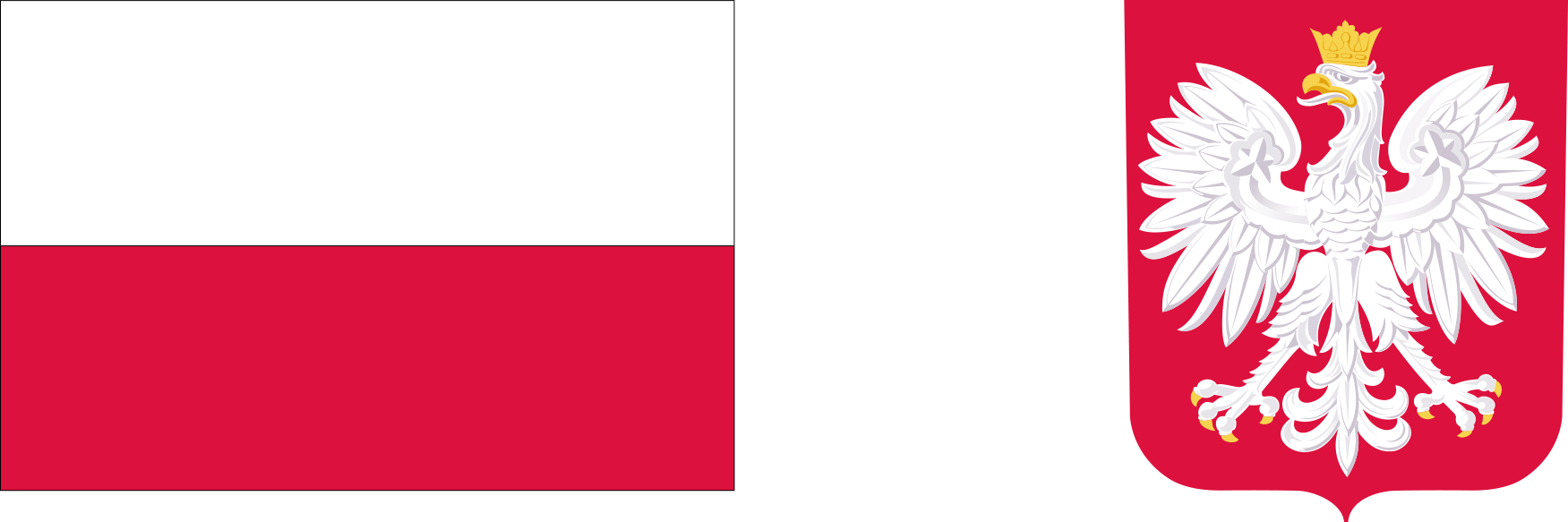 Loga do projektu pilotażowego Aktywny rodzic, flaga Polski (Rzeczypospolitej Polskiej są kolory biały i czerwony, ułożone w dwóch poziomych, równoległych pasach tej samej szerokości, z których górny jest koloru białego, a dolny koloru czerwonego), godło Polski - czerwona tarcza na niej biały orzeł w koronie.