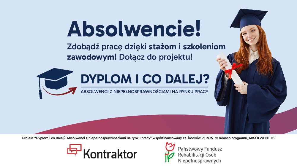 baner informacyjny dla absolwentów